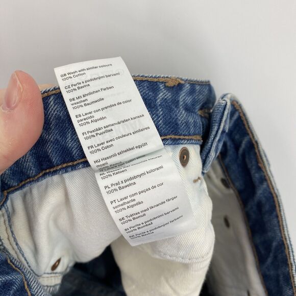 Weekday Jean Skirt Womens 4 EU 36 Wend Blue Denim Mini - Picture 7 of 7